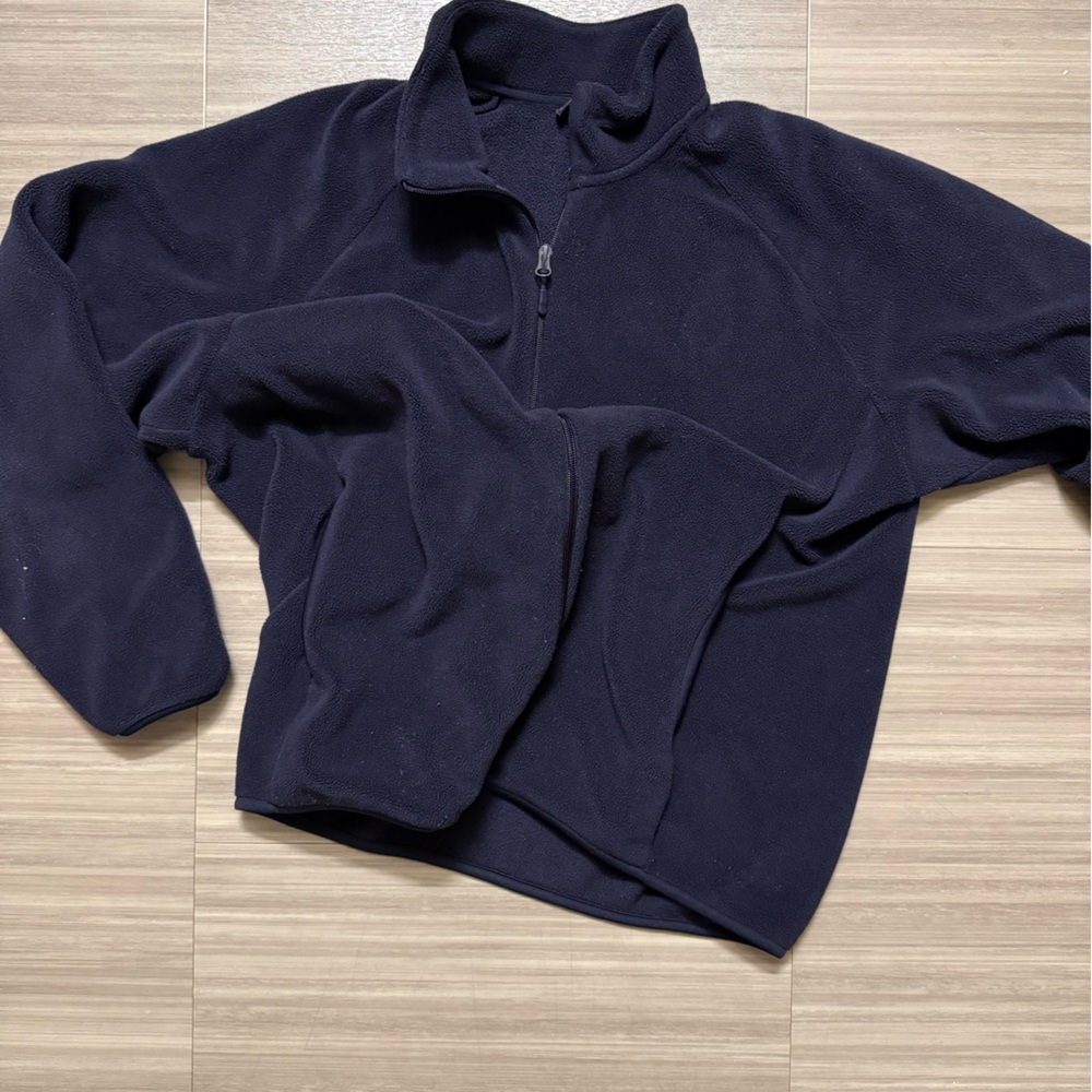 Uniqlo Navy Fleece Jacket